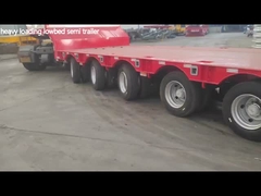 Air Suspension 3 Axle Drop Deck Low Bed Semi-Trailer 14600mm Length for Australia Market
