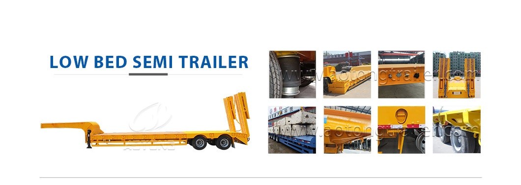 quality Lowbed Semi Trailer factory