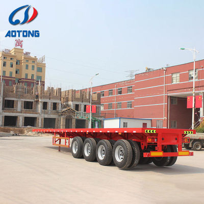 Truck Trailer 3 axles flatbed semi-trailer platform 40ft 48ft for ...
