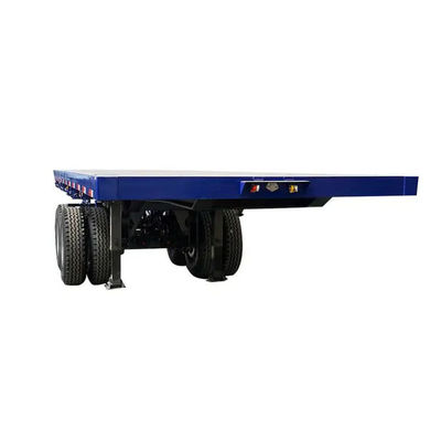 20ft/40ft Container Platform Flatbed Semi Trailer with Container Lock ...