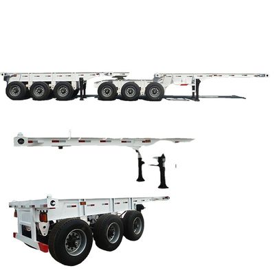 Interlink Lorry 20ft Container Interlink Truck Skeleton Super Link Semi Trailer with ...