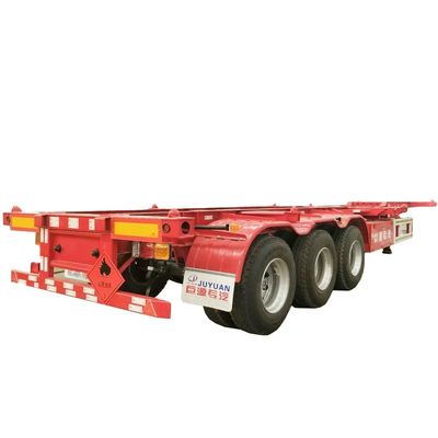 Truck Trailer 3 Axle 20ft/40ft Container Chassis Truck Semi Trailer ...