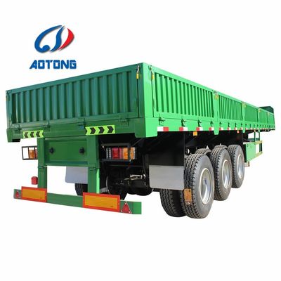 40 Feet Length Triple Axle 36 Ton Cargo Trailer Truck for General Goods ...