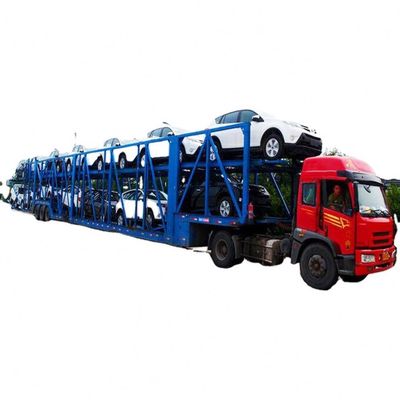 AOTONG 2 double axles 6 units Electric SUV car carrier semi trailer for ...