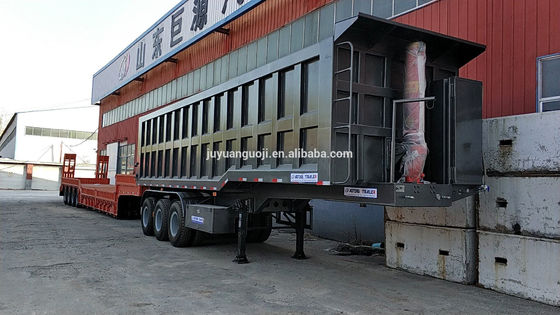 20FT 40FT End Dump Container Tipper Tilting Trailers with Self ...